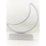 Decoratiune Luminoasa Cu Baterii Semiluna 25 Cm