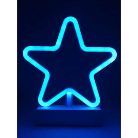 Decoratiune Luminoasa cu Baterii Stea 25 cm Alb Rece - vivimall.ro