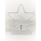Decoratiune Luminoasa Cu Baterii Stea 25 Cm Rece