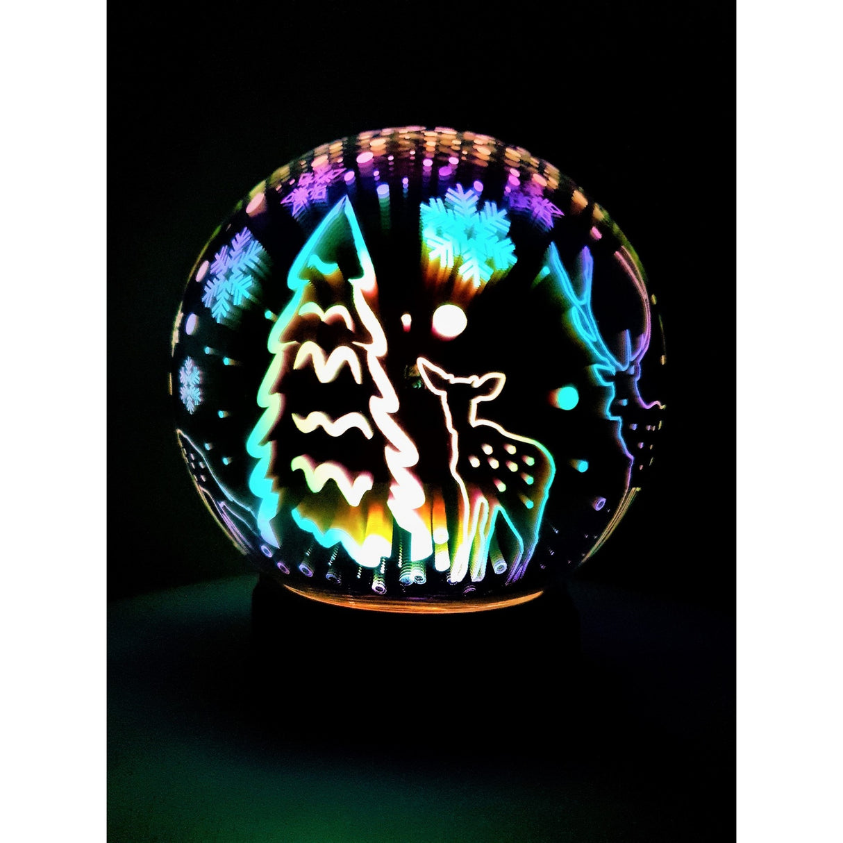 Decoratiune Luminoasa cu Baterii/USB 15 cm Glob Multicolor - vivimall.ro