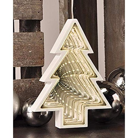 Decoratiune Luminoasa Cu Baterii/Usb Model Brad 20 Cm