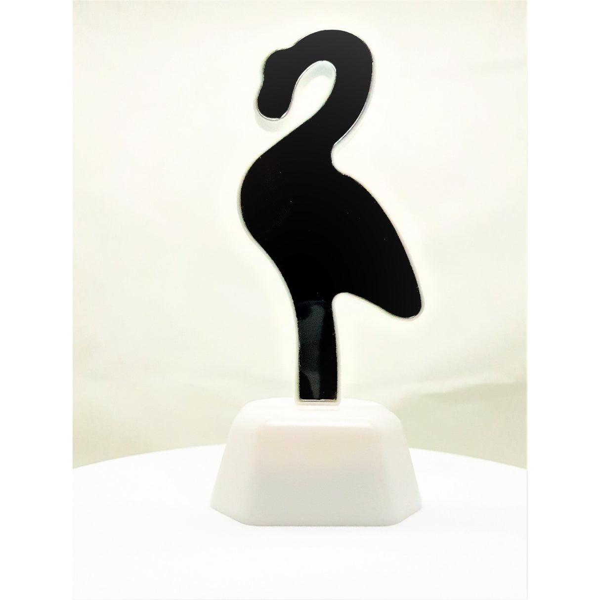 Decoratiune Luminoasa Cu Baterii/Usb Neon Model Flamingo 20 Cm