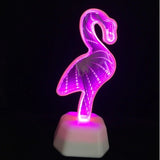 Decoratiune Luminoasa Cu Baterii/Usb Neon Model Flamingo 20 Cm