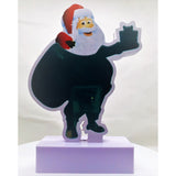 Decoratiune Luminoasa Cu Baterii/Usb Neon Model Mos Craciun 20 Cm Rece