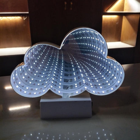 Decoratiune Luminoasa Cu Baterii/Usb Neon Model Norisor 20 Cm Rece