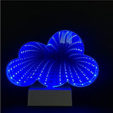 Decoratiune Luminoasa Cu Baterii/Usb Neon Model Norisor 20 Cm Rece