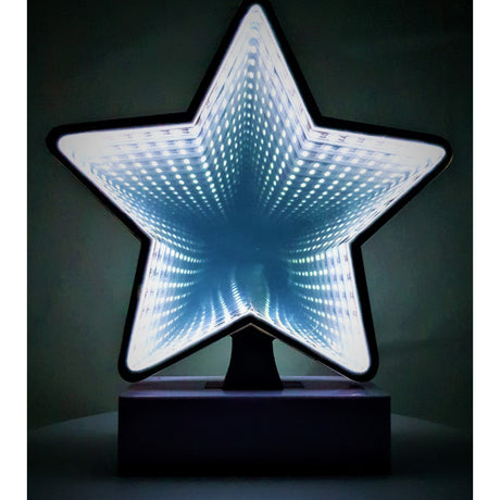 Decoratiune Luminoasa Cu Baterii/Usb Neon Model Stea 20 Cm Rece