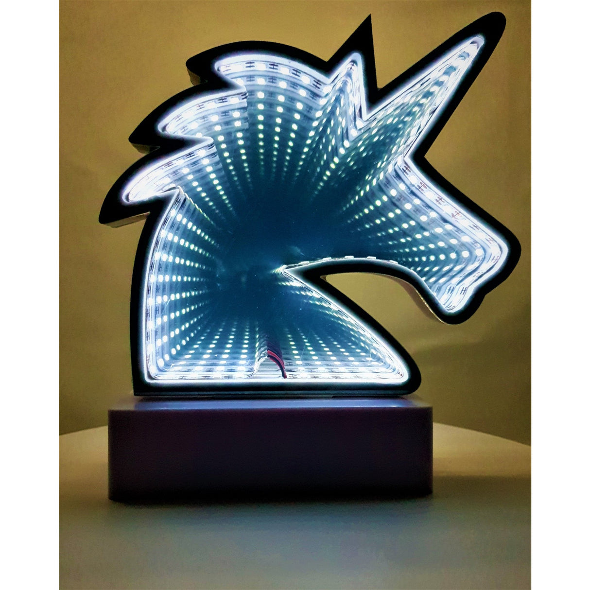 Decoratiune Luminoasa Cu Baterii/Usb Neon Model Unicorn Rece 20 Cm