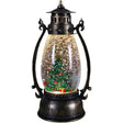 Decoratiune Luminoasa, Felinar De Craciun, Cu Lumina Led, Ornament , Cu Maner - vivimall.ro