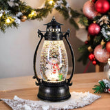 Decoratiune Luminoasa, Felinar De Craciun, Cu Lumina Led, Ornament , Cu Maner - vivimall.ro