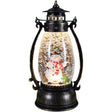 Decoratiune Luminoasa, Felinar De Craciun, Cu Lumina Led, Ornament , Cu Maner - vivimall.ro