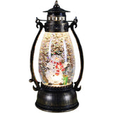 Decoratiune Luminoasa, Felinar De Craciun, Cu Lumina Led, Ornament , Cu Maner - vivimall.ro