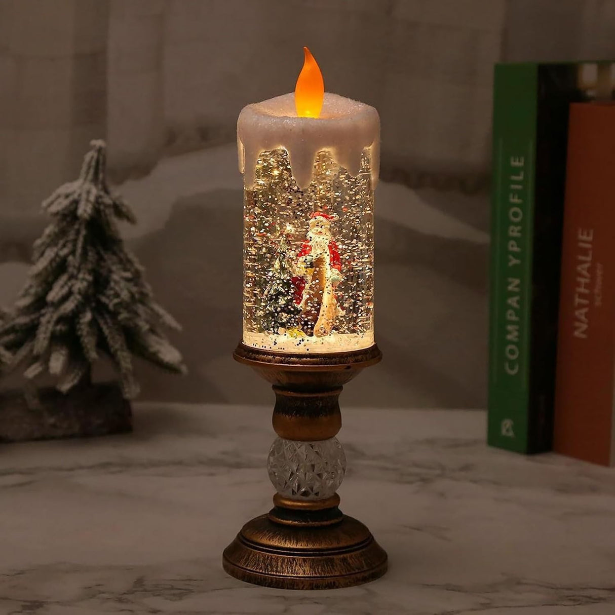 Decoratiune Luminoasa, Lampa De Craciun, Cu Lumina Led, Ornament - vivimall.ro