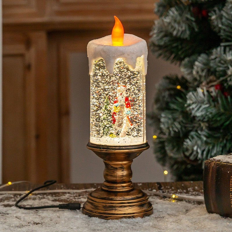 Decoratiune Luminoasa, Lampa De Craciun, Cu Lumina Led, Ornament - vivimall.ro
