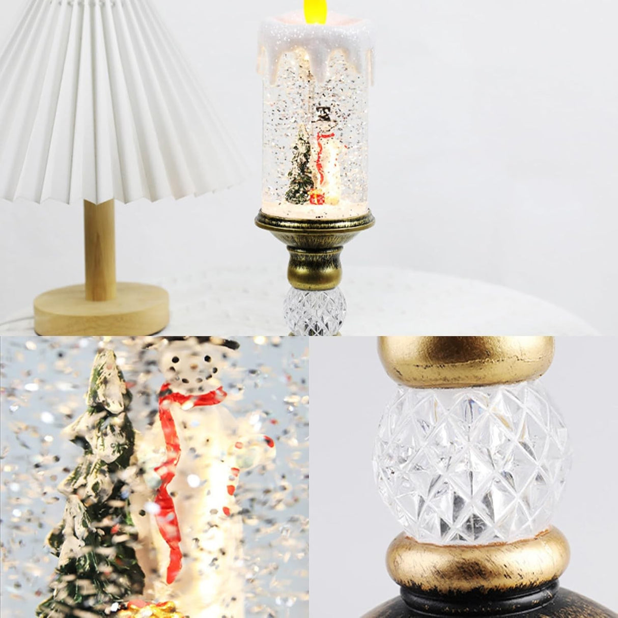 Decoratiune Luminoasa, Lampa De Craciun, Cu Lumina Led, Ornament - vivimall.ro