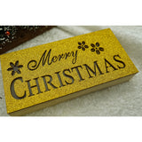 Decoratiune Luminoasa, Marry Christmas, Lungime: 19 Cm, Latime: 9 Cm, Inaltime: 4 Cm, Lemn, Interior/Exterior