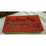 Decoratiune Luminoasa, Marry Christmas, Lungime: 19 Cm, Latime: 9 Cm, Inaltime: 4 Cm, Lemn, Interior/Exterior