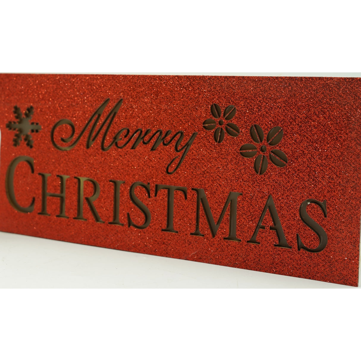 Decoratiune Luminoasa, Marry Christmas, Lungime: 19 Cm, Latime: 9 Cm, Inaltime: 4 Cm, Lemn, Interior/Exterior