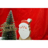 Decoratiune Luminoasa, Mos Craciun, Lungime: 10 Cm, Latime: 5 Cm, Inaltime: 19 Cm, Lemn, Interior/Exterior