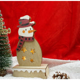 Decoratiune luminoasa, Flippy, Om de zapada, maro, lungime: 10 cm, latime: 5 cm, inaltime: 19 cm, lemn, interior/exterior - vivimall.ro