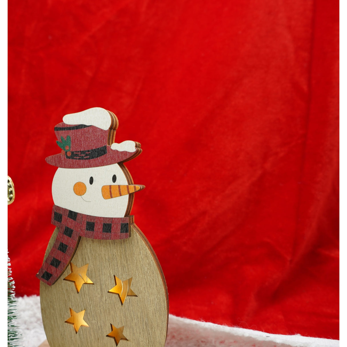 Decoratiune luminoasa, Flippy, Om de zapada, maro, lungime: 10 cm, latime: 5 cm, inaltime: 19 cm, lemn, interior/exterior - vivimall.ro