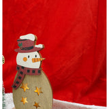 Decoratiune luminoasa, Flippy, Om de zapada, maro, lungime: 10 cm, latime: 5 cm, inaltime: 19 cm, lemn, interior/exterior - vivimall.ro