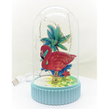 Decoratiune Luminoasa  Glob cu USB Model Flamingo 14.5 cm Multicolor - vivimall.ro