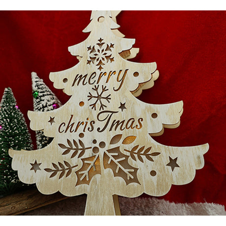 Decoratiune Luminoasa, Lungime: 11 Cm, Latime: 5 Cm, Inaltime: 30 Cm, Lemn, Interior/Exterior