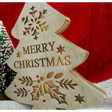 Decoratiune Luminoasa, Lungime: 19 Cm, Latime: 3 Cm, Inaltime: 22 Cm, Lemn, Interior/Exterior