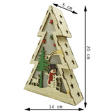Decoratiune Luminoasa, Lungime: 14 Cm, Latime: 5 Cm, Inaltime: 20 Cm, Lemn, Interior/Exterior
