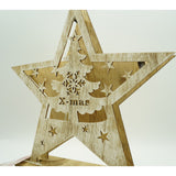Decoratiune Luminoasa, Lungime: 19 Cm, Latime: 5 Cm, Inaltime: 26 Cm, Lemn, Interior/Exterior