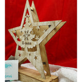 Decoratiune Luminoasa, Lungime: 19 Cm, Latime: 5 Cm, Inaltime: 26 Cm, Lemn, Interior/Exterior