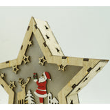 Decoratiune Luminoasa, Lungime: 18 Cm, Latime: 18 Cm, Inaltime: 4 Cm, Lemn, Interior/Exterior