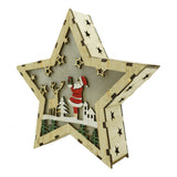 Decoratiune Luminoasa, Lungime: 18 Cm, Latime: 18 Cm, Inaltime: 4 Cm, Lemn, Interior/Exterior