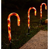 Decoratiune luminoasa pentru Craciun, Acadele, pentru exterior, incarcare solara, 28 cm - vivimall.ro