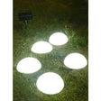 Decoratiune Pentru Gradina, Lampi Solare In Forma De Ciuperca, 5 Ciuperci, Alb Rece - vivimall.ro
