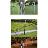 Lampa Solara De Tip Decoratiune Pentru Gradina, Model Turture, Alb Cald - vivimall.ro