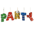 Pinata Mini PARTY, Vivimall, Accesoriu pentru Petrecere Set 5 Bucati din Hartie Creponata si Carton, Pinata pentru Petreceri, 61 x 43 x 8 cm, Multicolor - vivimall.ro