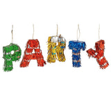 Pinata Mini PARTY, Flippy, Accesoriu pentru Petrecere Set 5 Bucati din Hartie Creponata si Carton, Pinata pentru Petreceri, 61 x 43 x 8 cm, Multicolor - vivimall.ro