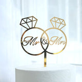 Decoratiune Topper Pentru Tort, Tematica Nunta, 10 Cm - vivimall.ro