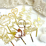 Decoratiune Topper Pentru Tort, Tematica Nunta, 10 Cm - vivimall.ro