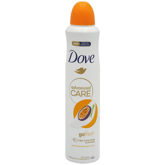 Dove Advanced Care Deodorant Spray 72h — Fructul pasiunii, 250 ml - vivimall.ro