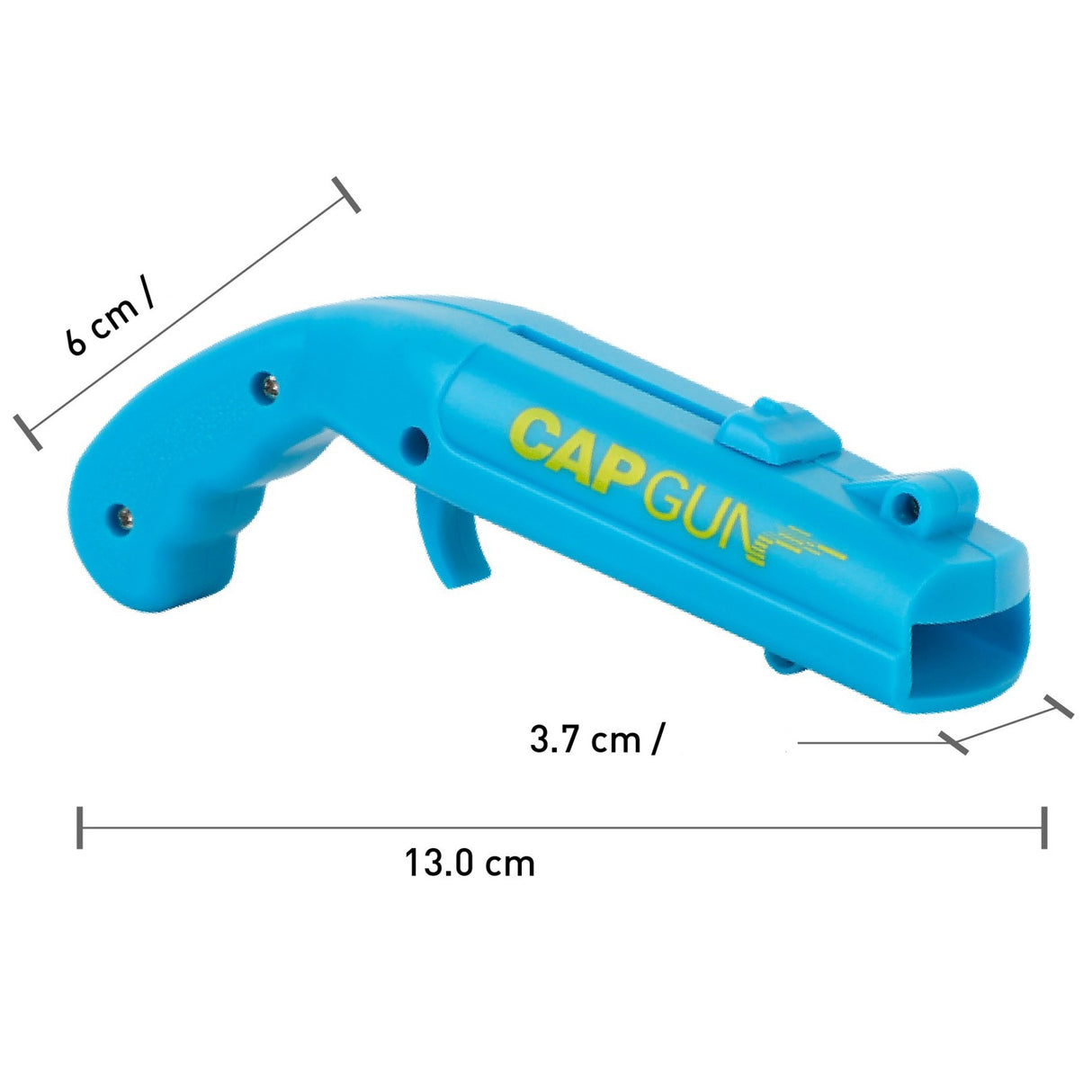 Deschizator De Sticle, Model Pistol, Plastic, Abs, Pentru Dopuri Metalice, 13 X 6 X 3.7 Cm - vivimall.ro