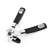 Desfacator De Conserve Multifunctional Otel Inoxidabil, Maner Antialunecare, Ergonomic, Rezistent La Rugina, Usor De Utilizat, 21.6 X 6 Cm, Argintiu - vivimall.ro