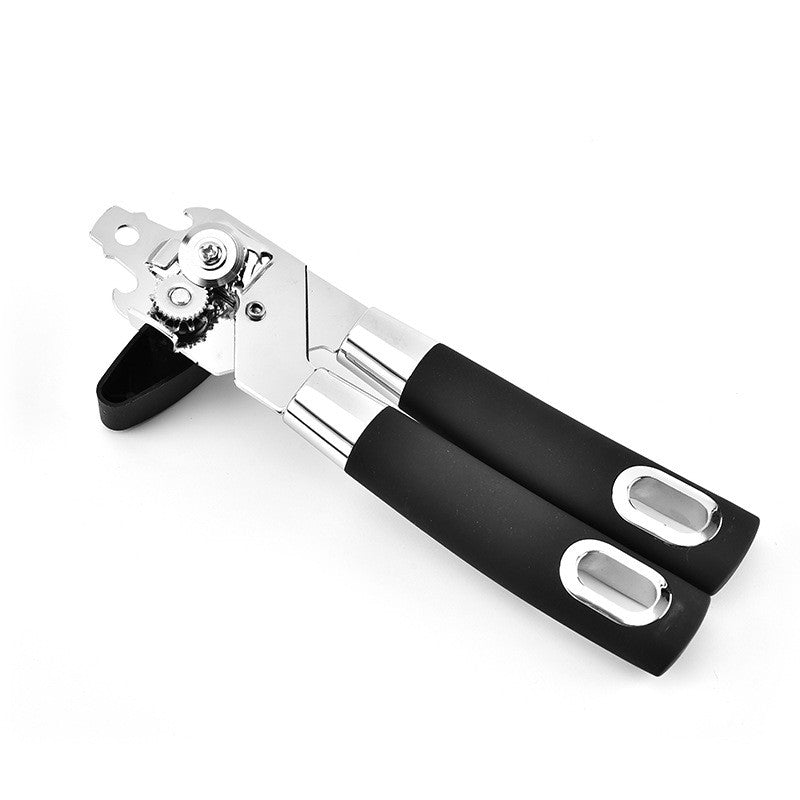 Desfacator De Conserve Multifunctional Otel Inoxidabil, Maner Antialunecare, Ergonomic, Rezistent La Rugina, Usor De Utilizat, 21.6 X 6 Cm, Argintiu - vivimall.ro