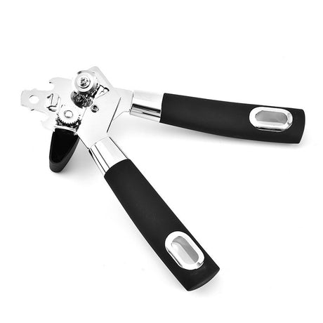 Desfacator De Conserve Multifunctional Otel Inoxidabil, Maner Antialunecare, Ergonomic, Rezistent La Rugina, Usor De Utilizat, 21.6 X 6 Cm, Argintiu - vivimall.ro