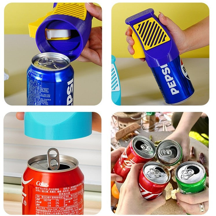 Desfacator Doze, Vivimall, din ABS, 10.7 x 8 cm, Manual, Albastru/Galben - vivimall.ro