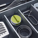 Desfacator Manual De Conserve Si Sticle, 6.8 X 4.8 Cm, Din Abs + Otel, Verde/Alb - vivimall.ro