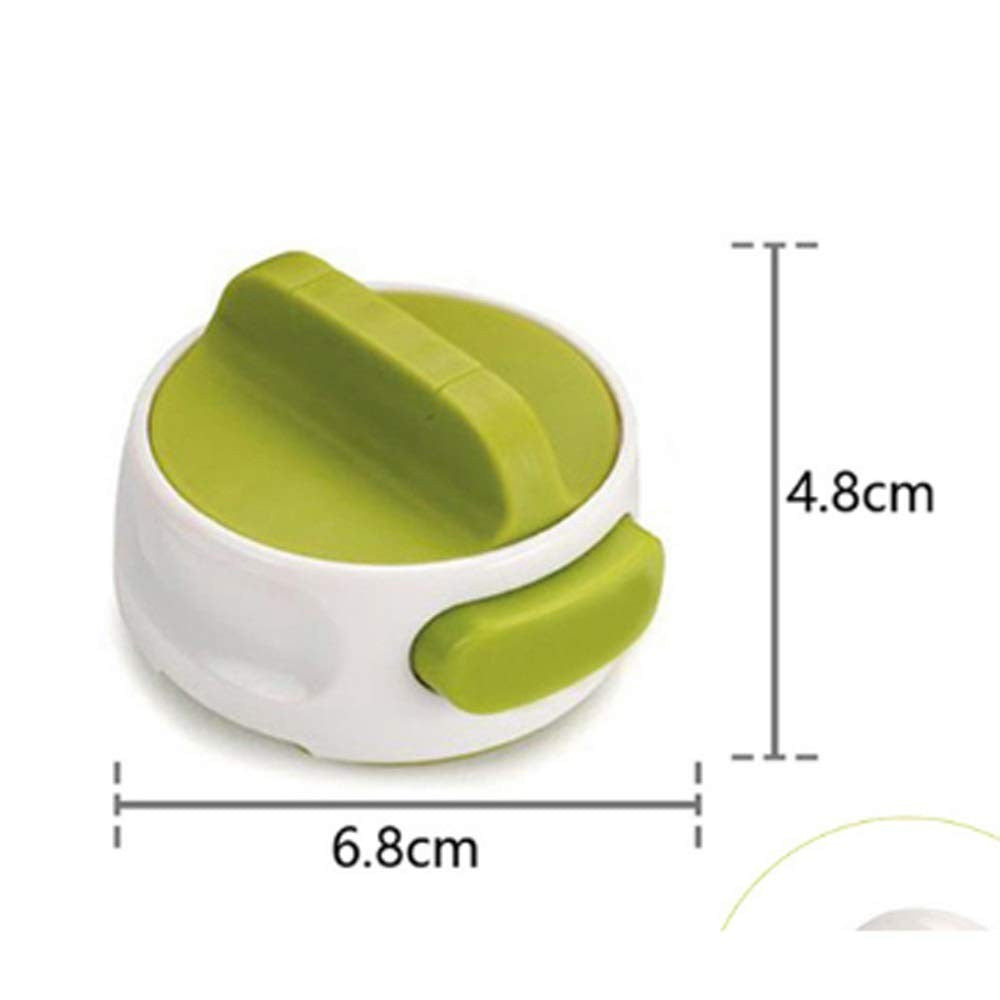 Desfacator Manual De Conserve Si Sticle, 6.8 X 4.8 Cm, Din Abs + Otel, Verde/Alb - vivimall.ro
