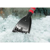 Perie De Zapada Cu Racleta Pentru Masina, Multifunctionala, Rotativa, Demontabila, Cu Maner Antiderapant, Aluminiu, Plastic, Fragmentarea Ghetii De Pe Parbriz, Solutia Pentru Iarna, Pentru Dezghetare, Rosie - vivimall.ro
